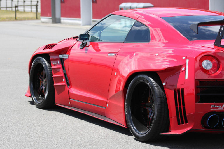 GT-R R35 フロント＆リアオーバーフェンダーキットver.Break out – Abflug｜アブフラッグ